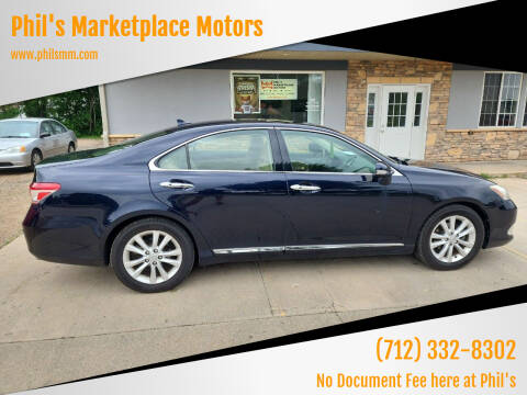 2010 Lexus ES 350 for sale at Phil's Marketplace Motors in Arnolds Park IA