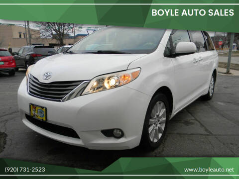 2013 Toyota Sienna for sale at Boyle Auto Sales in Appleton WI