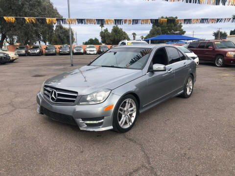 2013 Mercedes-Benz C-Class for sale at Valley Auto Center in Phoenix AZ