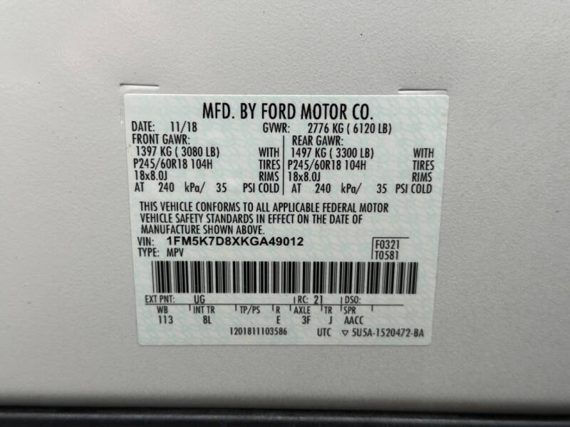 2019 Ford Explorer XLT