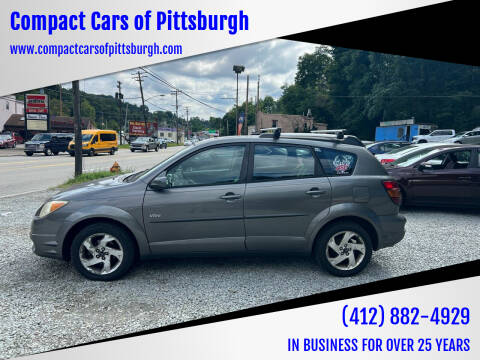 2005 Pontiac Vibe for sale at Compact Cars of Pittsburgh in Pittsburgh PA