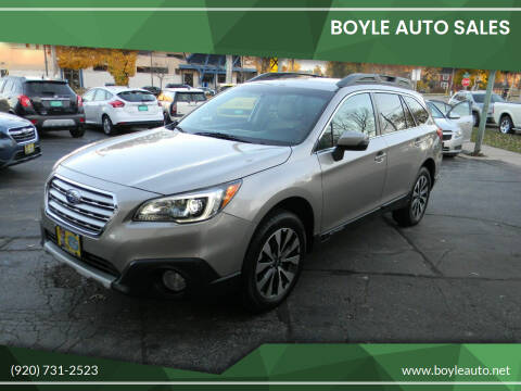 2017 Subaru Outback for sale at Boyle Auto Sales in Appleton WI