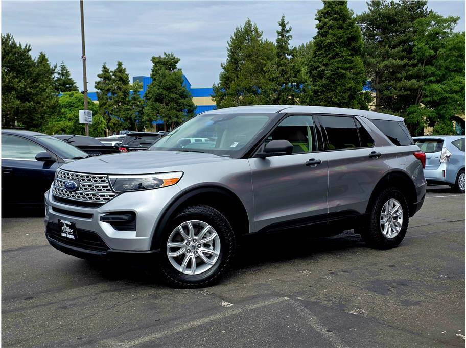 Silver 2020 Ford Explorer Base AWD Base 4dr SUV 1