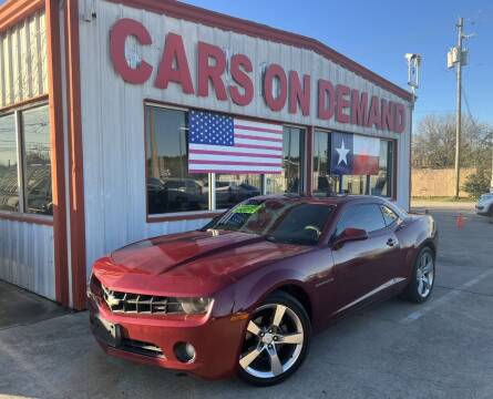2010 Chevrolet Camaro for sale at Cars On Demand 3 in Pasadena TX