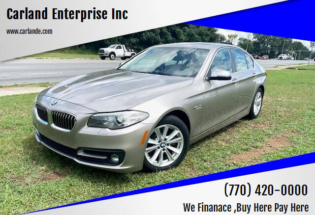 2016 BMW 5 Series for sale at Carland Enterprise Inc in Marietta GA