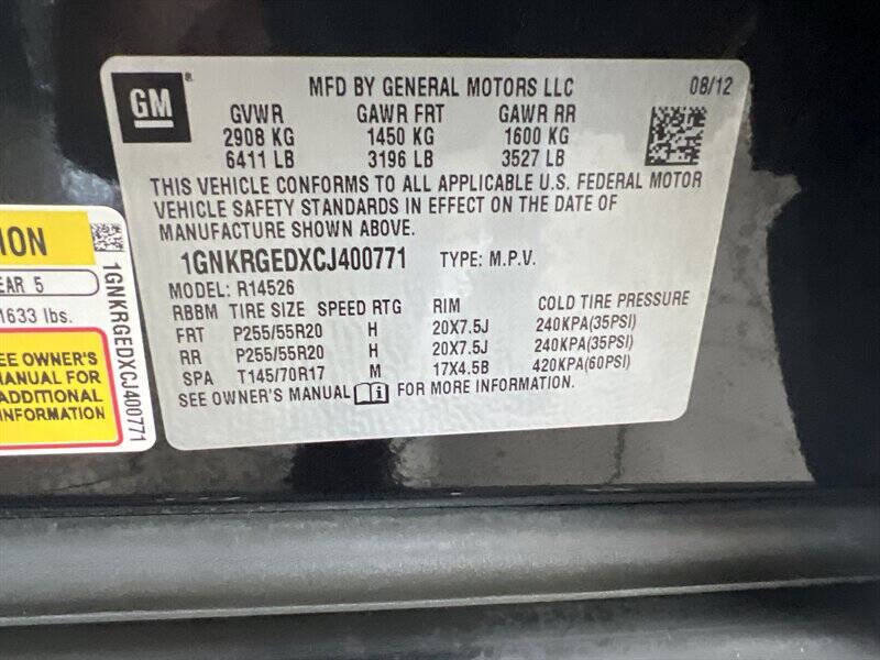 2012 Chevrolet Traverse LT