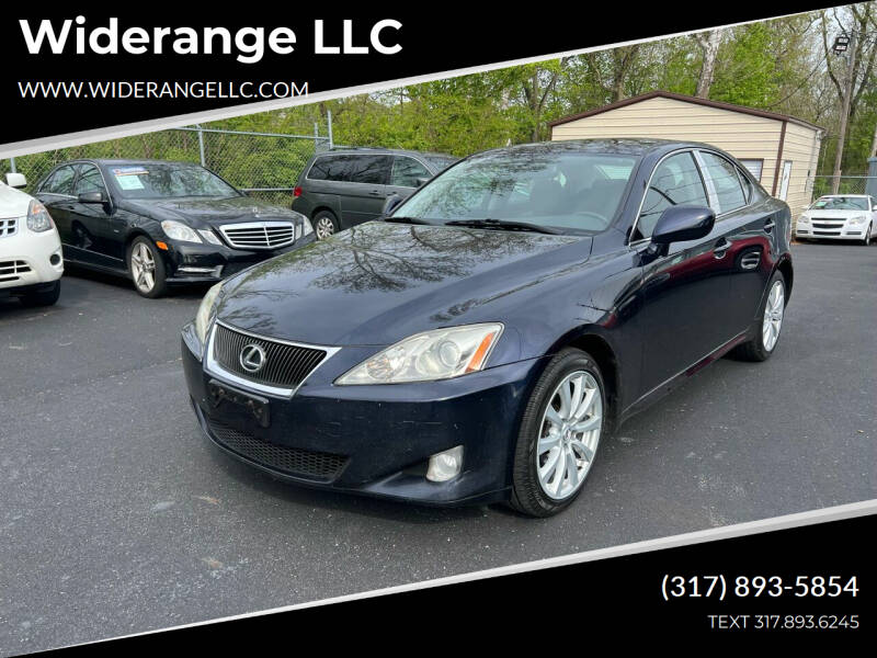 2008 Lexus IS 250 for sale at Widerange LLC in Greenwood IN
