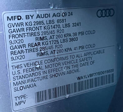 2025 Audi Q7 quattro Premium Plus 55 TFSI
