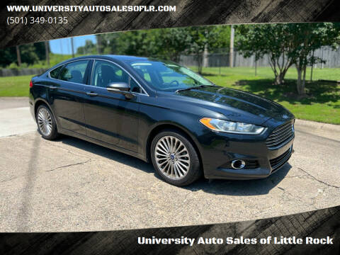 2015 Ford Fusion for sale at University Auto Sales of Little Rock in Little Rock AR