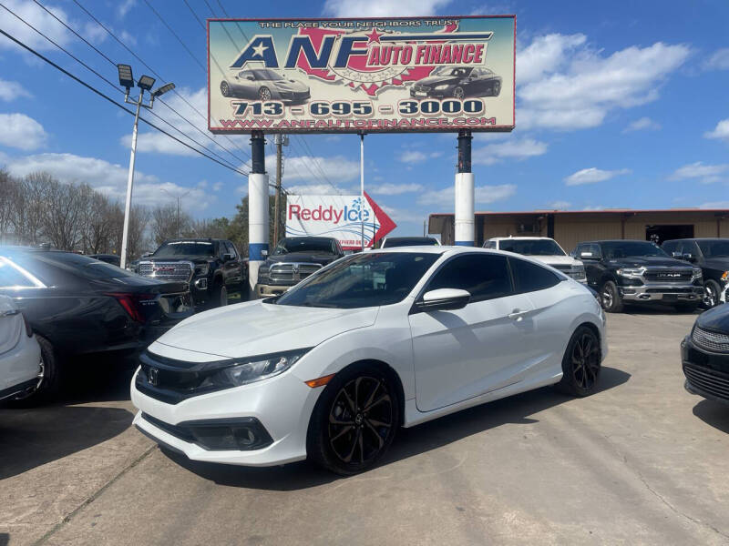 2019 Honda Civic for sale at ANF AUTO FINANCE in Houston TX