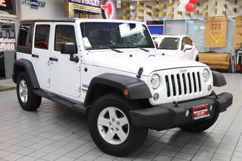 2016 Jeep Wrangler Unlimited for sale at Windy City Motors in Chicago IL