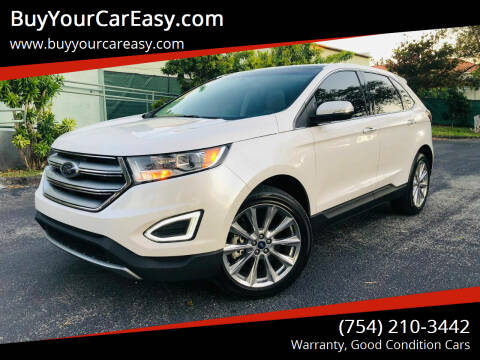 2018 Ford Edge for sale at BuyYourCarEasyllc.com in Hollywood FL
