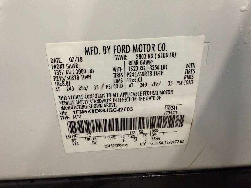 2018 Ford Explorer XLT