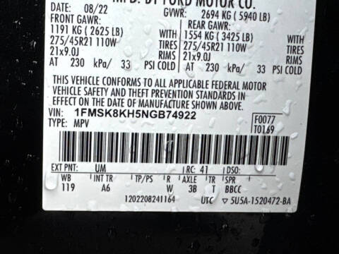 2022 Ford Explorer ST-Line