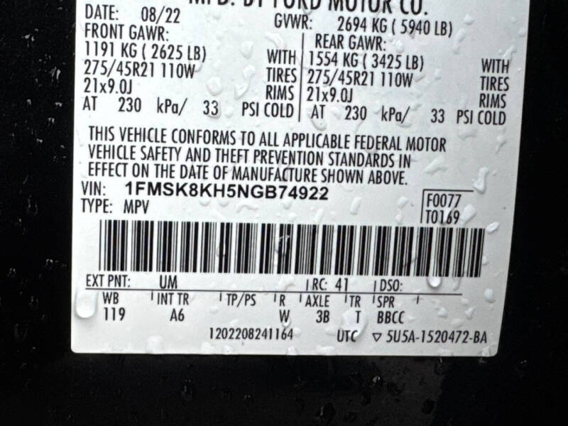 2022 Ford Explorer ST-Line