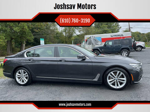 2016 BMW 7 Series for sale at Joshsav Motors in Walnutport PA