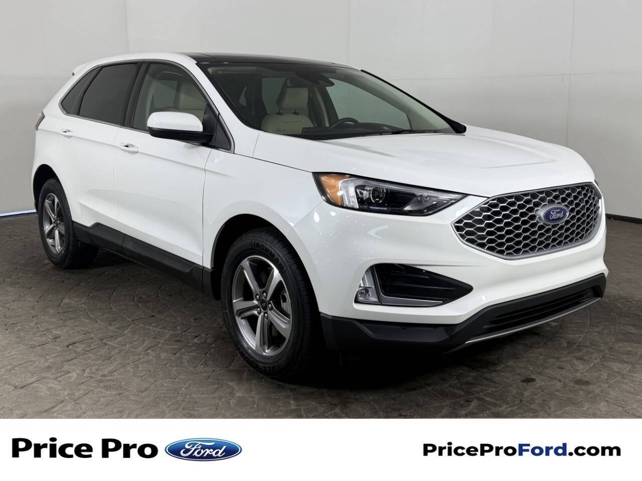 Star White Metallic Tri-Coat 2024 Ford Edge SEL AWD SEL 4dr SUV 1