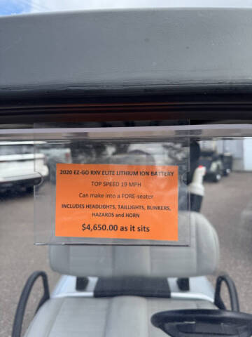 2020 E-Z-GO RXV