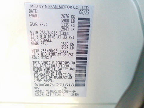 2025 Nissan Pathfinder SV