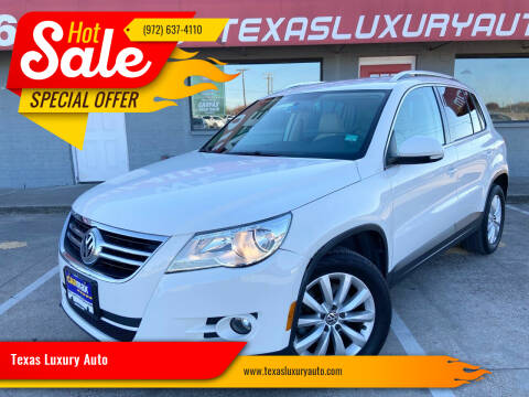 2011 Volkswagen Tiguan for sale at Texas Luxury Auto in Cedar Hill TX