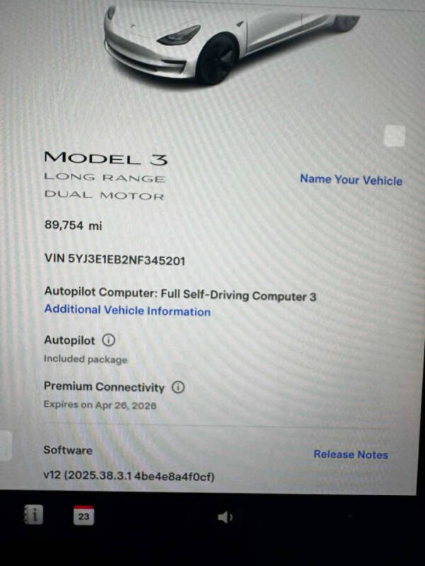 2022 Tesla Model 3 Long Range