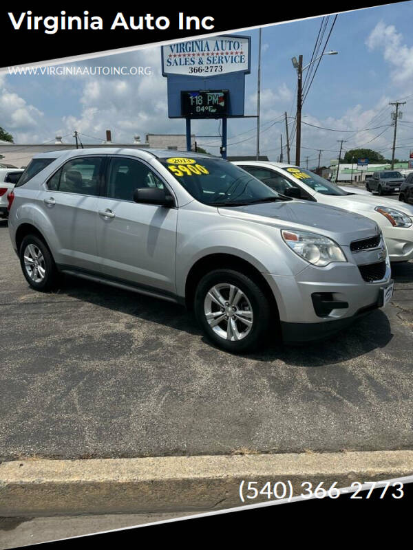 2013 Chevrolet Equinox for sale at Virginia Auto Inc in Roanoke VA