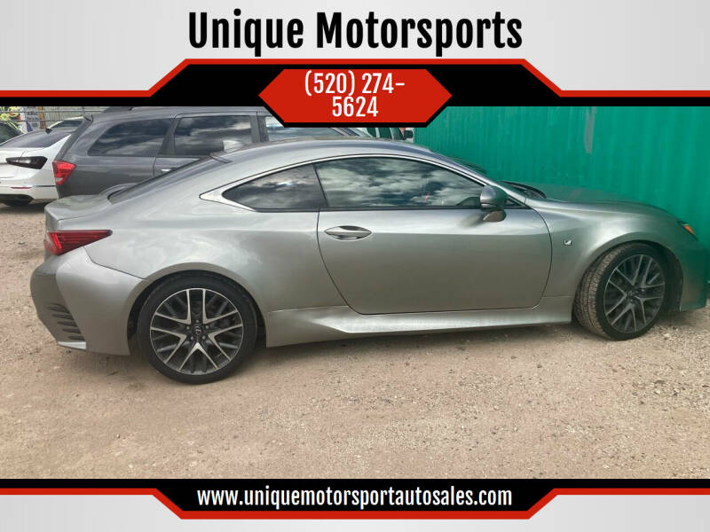 2016 Lexus RC 200t for sale at Unique Motorsports in Tucson AZ