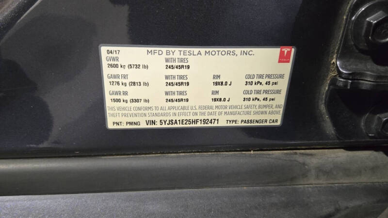 2017 Tesla Model S 75D
