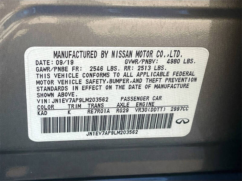 2020 Infiniti Q50 3.0T Sport