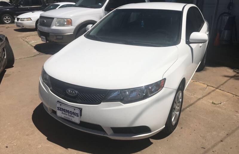 2010 Kia Forte for sale at Simmons Auto Sales in Denison TX