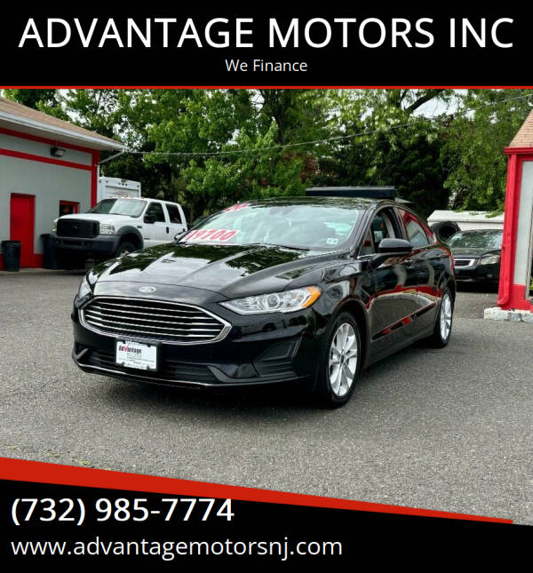 2020 Ford Fusion Hybrid for sale at ADVANTAGE MOTORS INC in Edison NJ