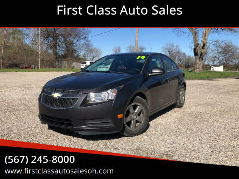 2014 Chevrolet Cruze for sale at First Class Auto Sales MI in Erie MI