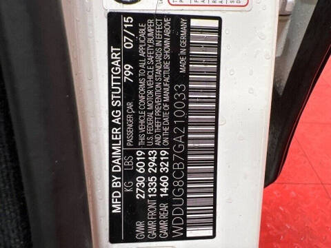 2016 Mercedes-Benz S-Class S 550