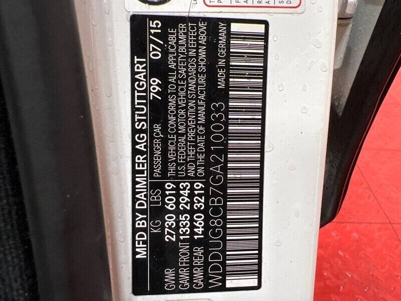 2016 Mercedes-Benz S-Class S 550