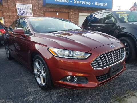 2014 Ford Fusion for sale at BELLEFONTAINE MOTOR SALES in Bellefontaine OH