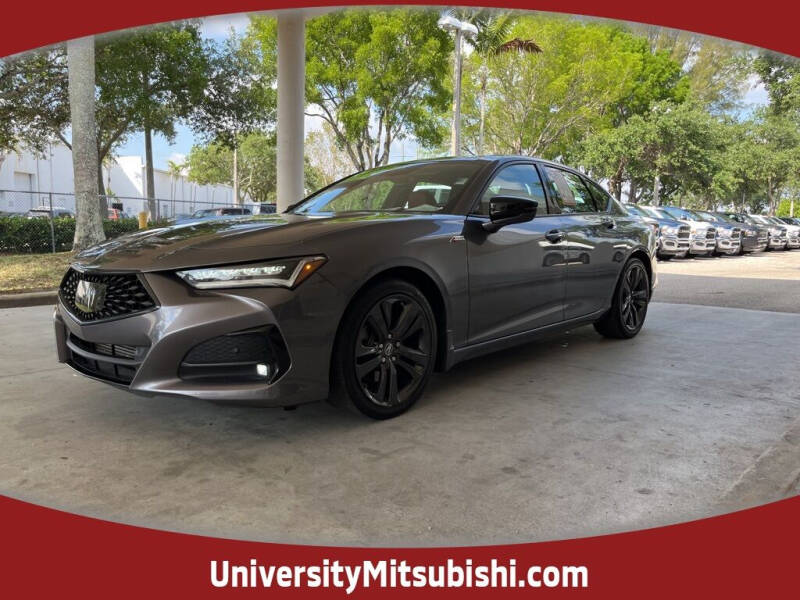 2021 Acura TLX for sale at University Mitsubishi in Davie FL