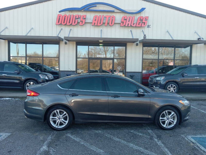 2018 Ford Fusion for sale at DOUG'S AUTO SALES INC in Pleasant View TN