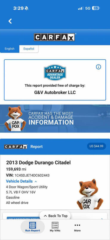 2013 Dodge Durango Citadel