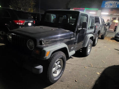 1999 Jeep Wrangler for sale at Jeffreys Auto Resale, Inc in Clinton Township MI