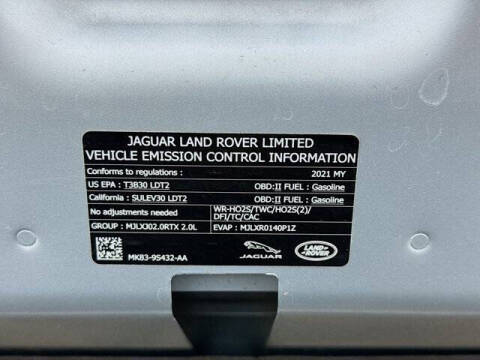 2021 Land Rover Range Rover Velar P250 S