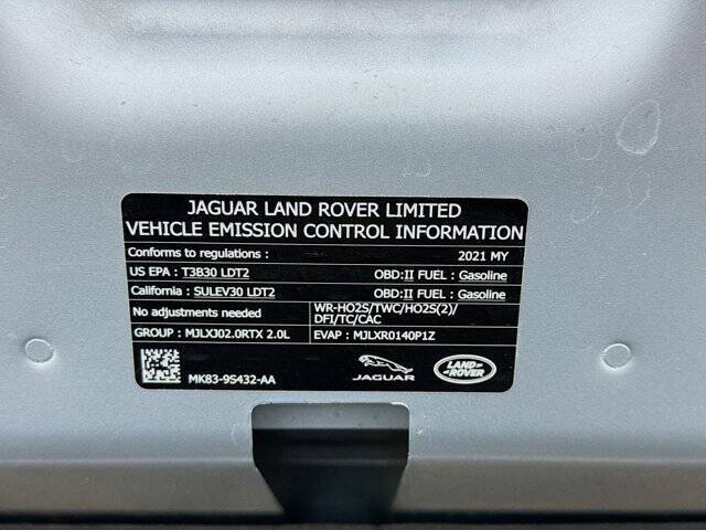 2021 Land Rover Range Rover Velar P250 S