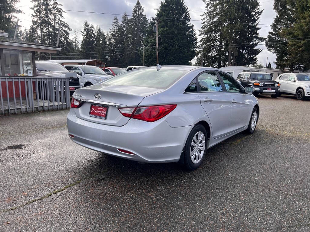 2012 Hyundai SONATA for sale at PLATINUM AUTO SALES INC in Lacey, WA