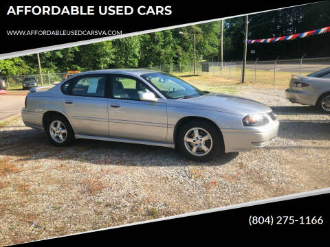 2005 Chevrolet Impala for sale at AFFORDABLE USED CARS in North Chesterfield VA