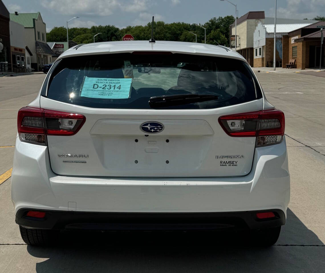 2020 Subaru Impreza for sale at Corbin Cars in Hurley, SD