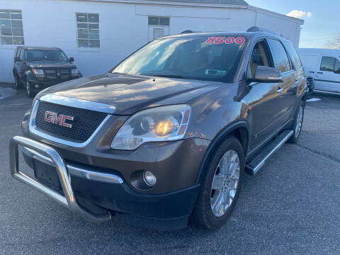 2010 GMC Acadia for sale at MBM Auto Sales and Service - MBM Auto Sales/Lot B in Hyannis MA