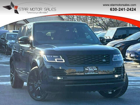 2018 Land Rover Range Rover for sale at Star Motor Sales in Downers Grove IL