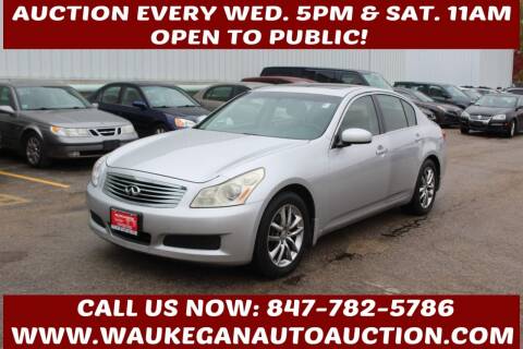 2008 Infiniti G35 for sale at Waukegan Auto Auction in Waukegan IL