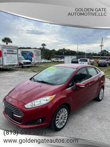 2014 Ford Fiesta for sale at GOLDEN GATE AUTOMOTIVE,LLC in Zephyrhills FL