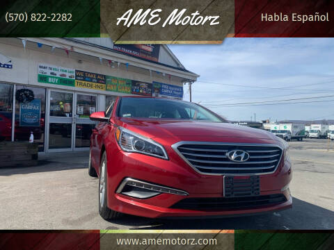 2015 Hyundai Sonata for sale at AME Motorz in Wilkes Barre PA