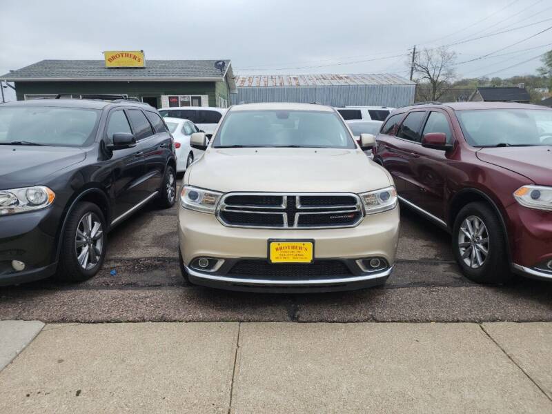 2014 Dodge Durango for sale at Brothers Used Cars Inc in Sioux City IA